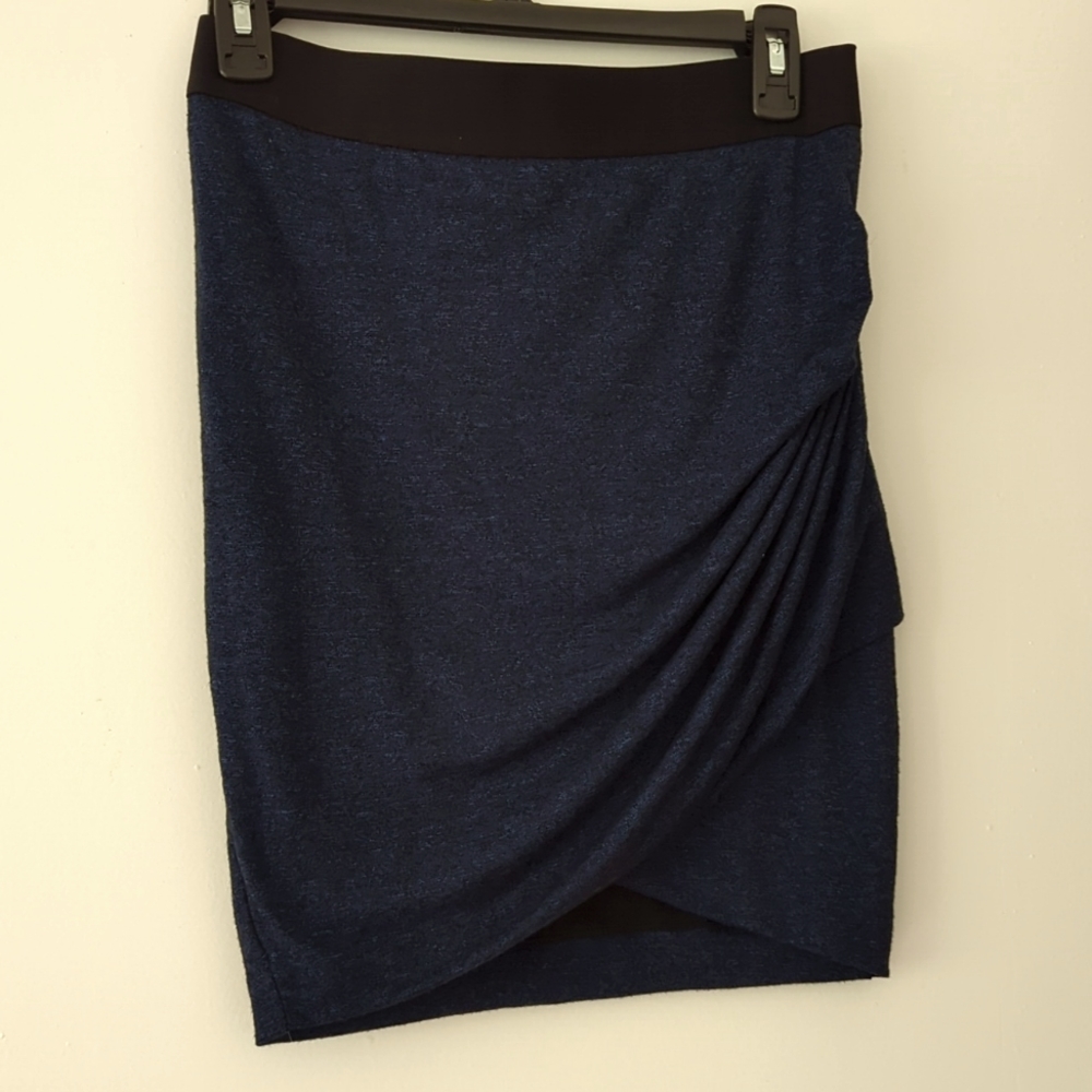 Express Navy Short Knit Skirt Size XS Extra Small